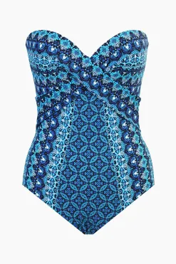 Vrouwen Miraclesuit Bandeau|Mozaieka Sevilla Badpak Uit Een Stuk
