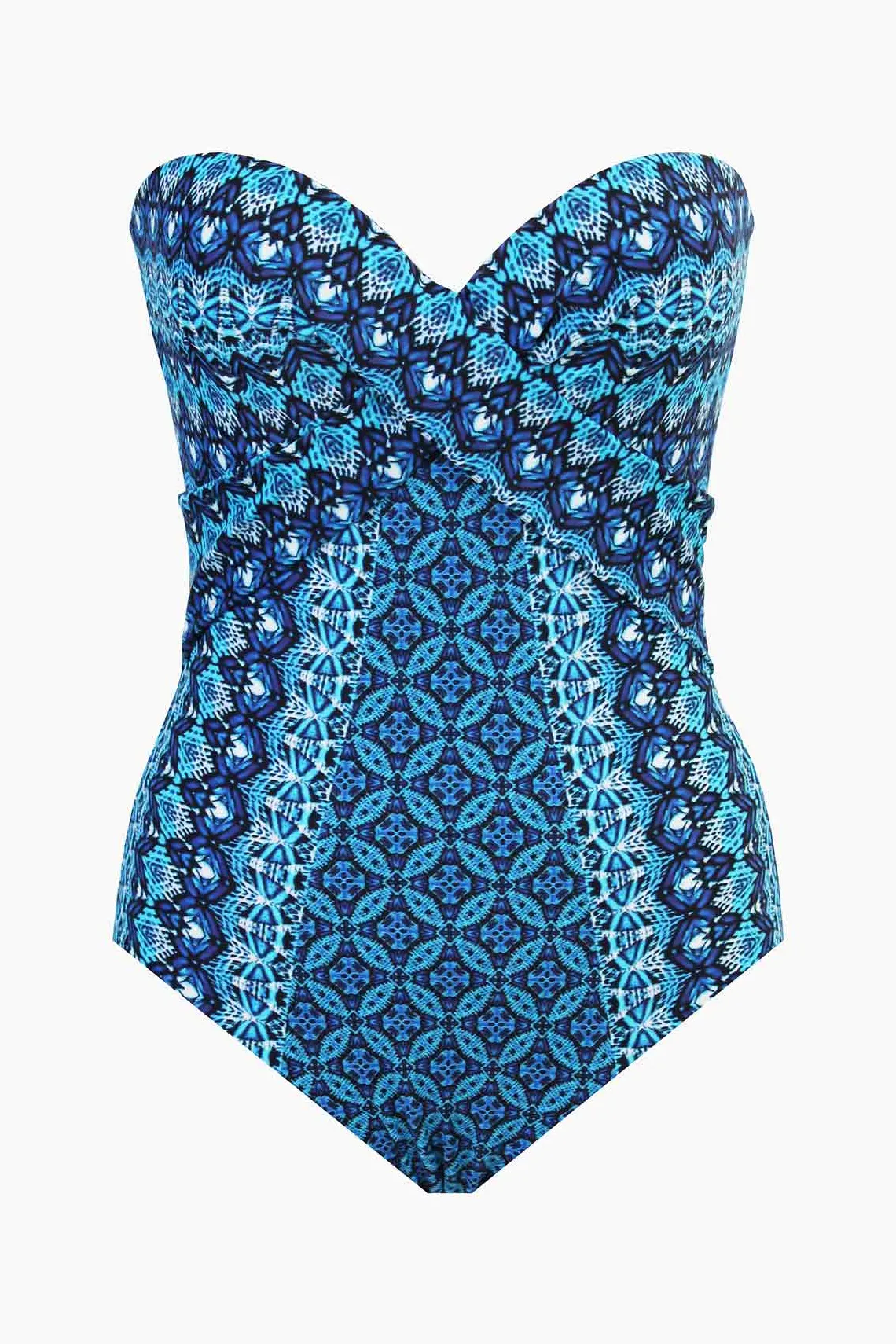 Vrouwen Miraclesuit Bandeau|Mozaieka Sevilla Badpak Uit Een Stuk