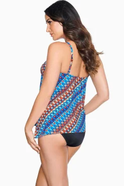 Vrouwen Miraclesuit Tankini-Topjes|Nepalese Tankinitop Met Kijkgaatje