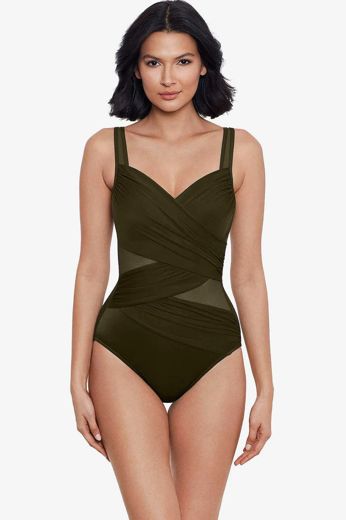 Vrouwen Miraclesuit Een Stuk|Nieuw Sensations Madero Eendelig Badpak Dd-Cup