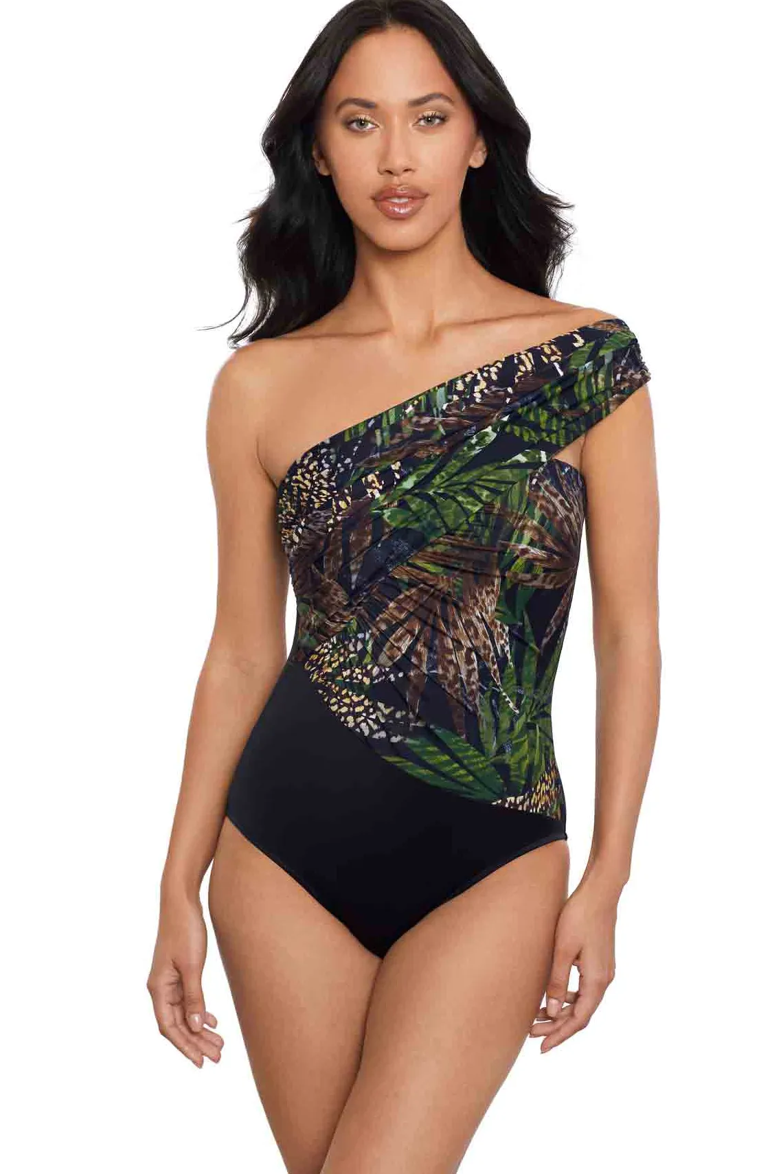 Vrouwen Miraclesuit Bandeau|Nighthawk Godin Badpak Uit Een Stuk