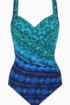 Vrouwen Miraclesuit Een Stuk|Oceaan Ombre Seraphina Badpak Uit Een Stuk