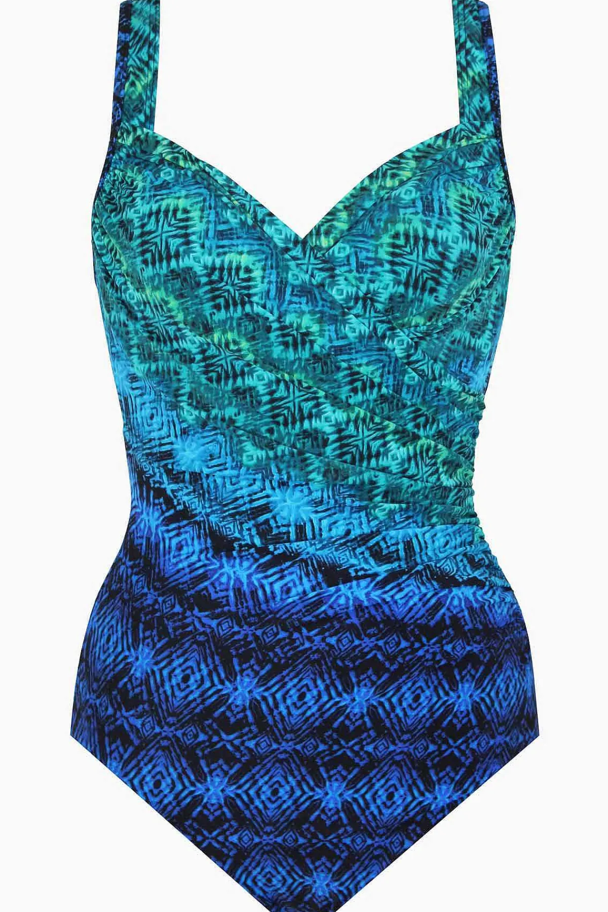 Vrouwen Miraclesuit Een Stuk|Oceaan Ombre Seraphina Badpak Uit Een Stuk