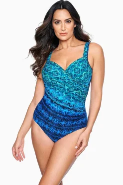 Vrouwen Miraclesuit Een Stuk|Oceaan Ombre Seraphina Badpak Uit Een Stuk