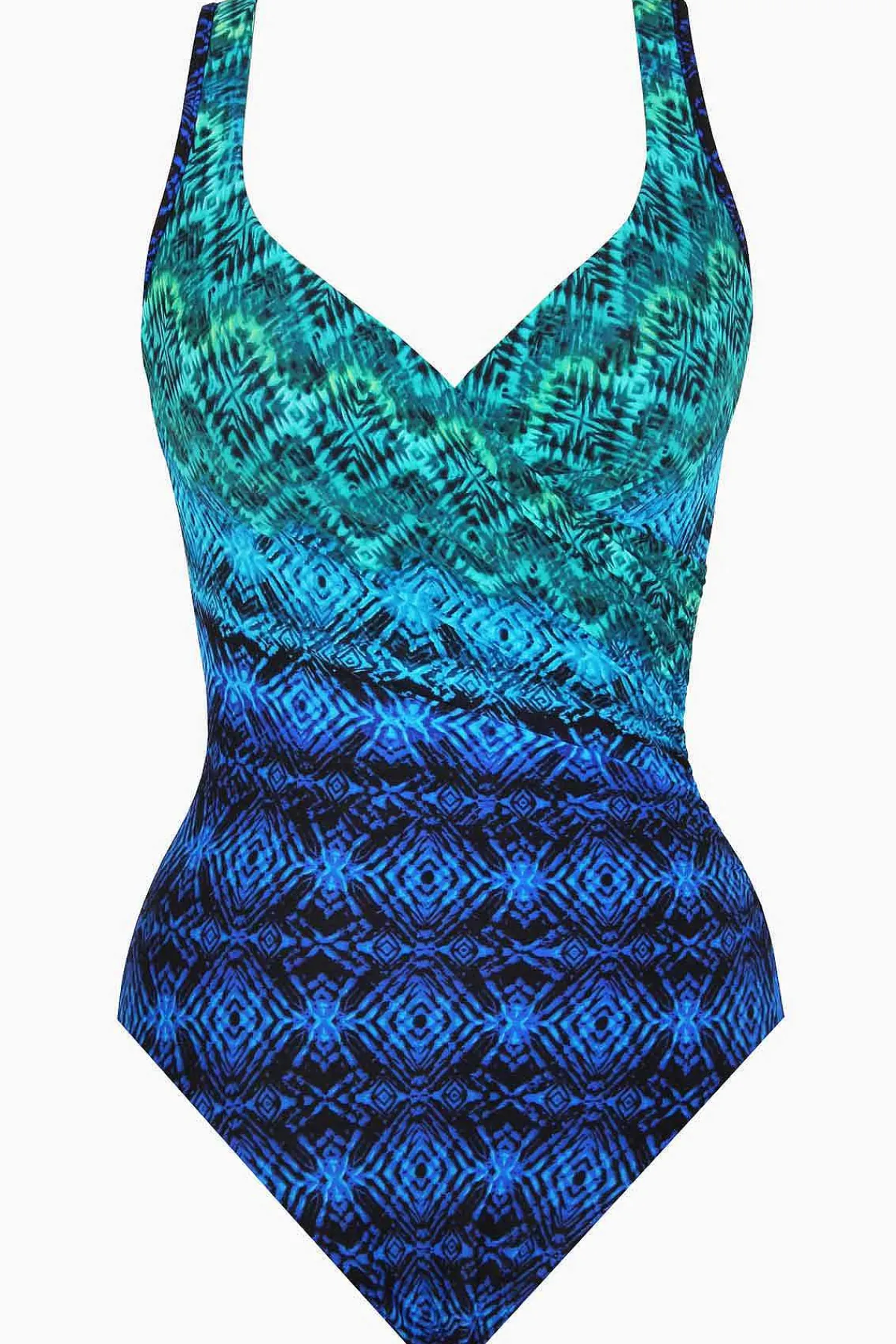 Vrouwen Miraclesuit Een Stuk|Ocean Ombre Het Is Een Wikkelbadpak Uit Een Stuk