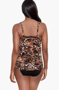 Vrouwen Miraclesuit Tankini-Topjes|Ocicat Dazzle Tankinitop