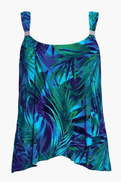 Vrouwen Miraclesuit Tankini-Topjes|Palm Reeder Dazzle Tankinitop