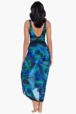 Vrouwen Miraclesuit Cover-Ups|Palm Reeder Sjaal Pareo Swim Cover Up