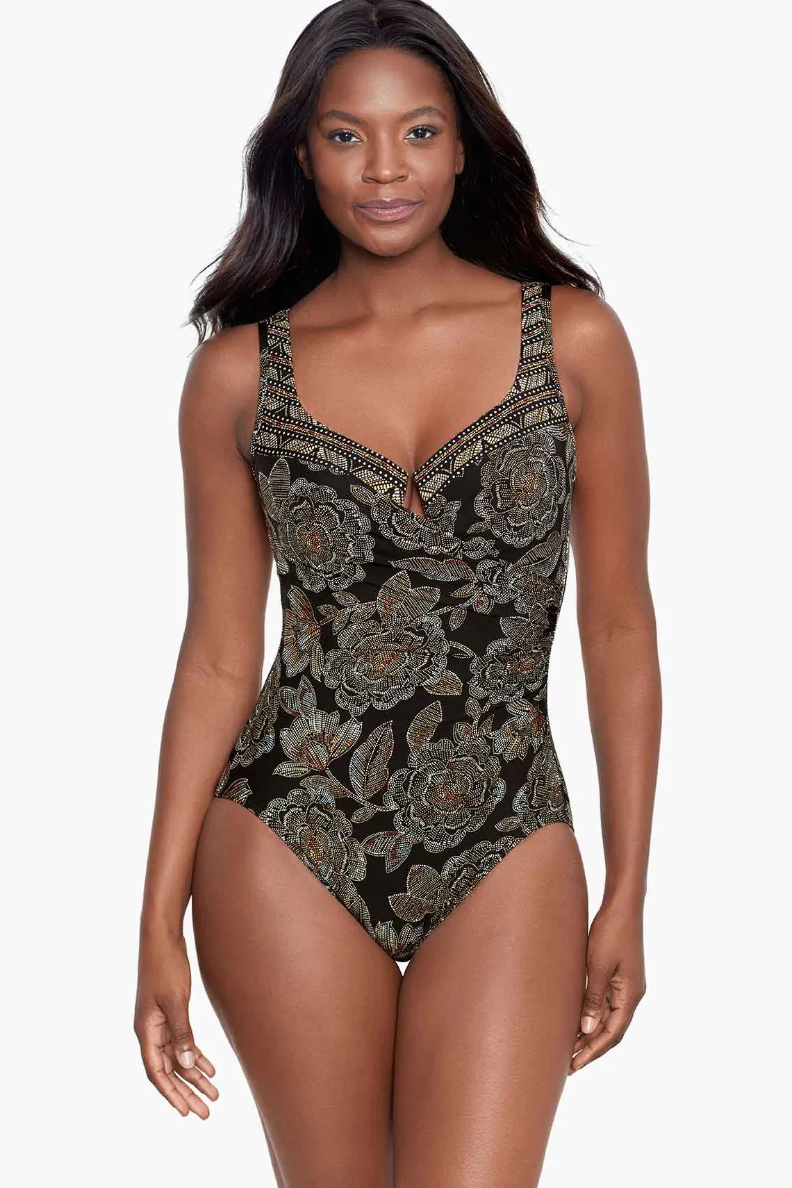 Vrouwen Miraclesuit Een Stuk|Petal Pusher Escape Zwempak Uit Een Stuk