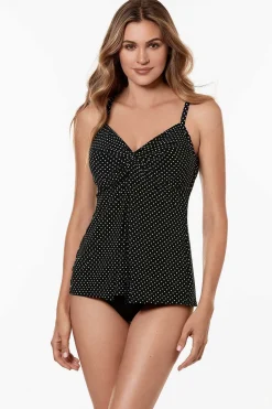 Vrouwen Miraclesuit Tankini-Topjes|Pin Point Love Knot Tankinitop Dd-Cup