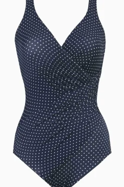 Vrouwen Miraclesuit Een Stuk|Pin Point Oceanus Zwempak Uit Een Stuk