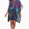 Vrouwen Miraclesuit Cover-Ups|Pixel Palmas Kaftan Zwemkleding