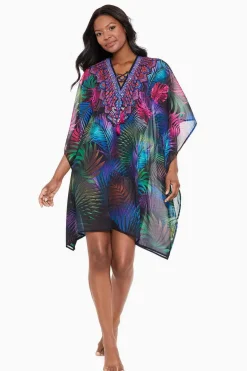 Vrouwen Miraclesuit Cover-Ups|Pixel Palmas Kaftan Zwemkleding