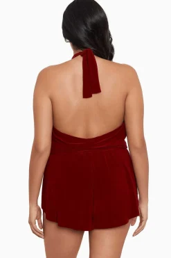Vrouwen Miraclesuit Rompertje|Plus Size Bianca Eendelig Romperbadpak