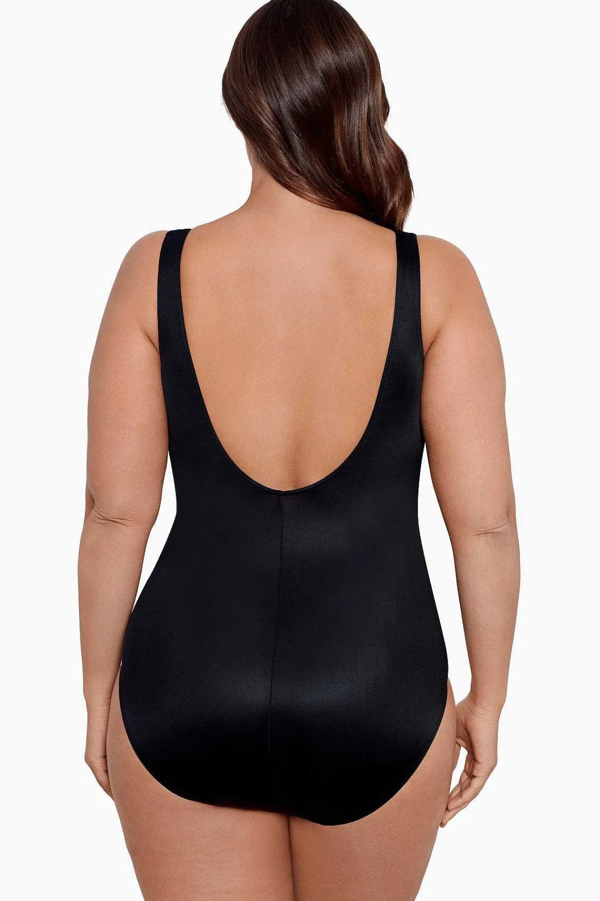 Vrouwen Miraclesuit Een Stuk|Plus Size Crossover Badpak Uit Een Stuk