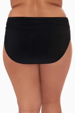 Vrouwen Miraclesuit Zwem Onderkant|Plus Size Gesmokt Jersey Zwembroekje