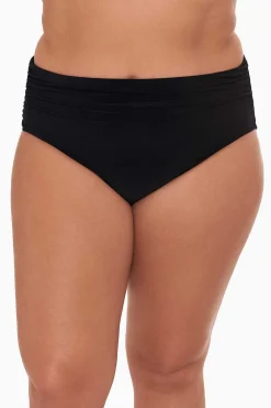 Vrouwen Miraclesuit Zwem Onderkant|Plus Size Gesmokt Jersey Zwembroekje