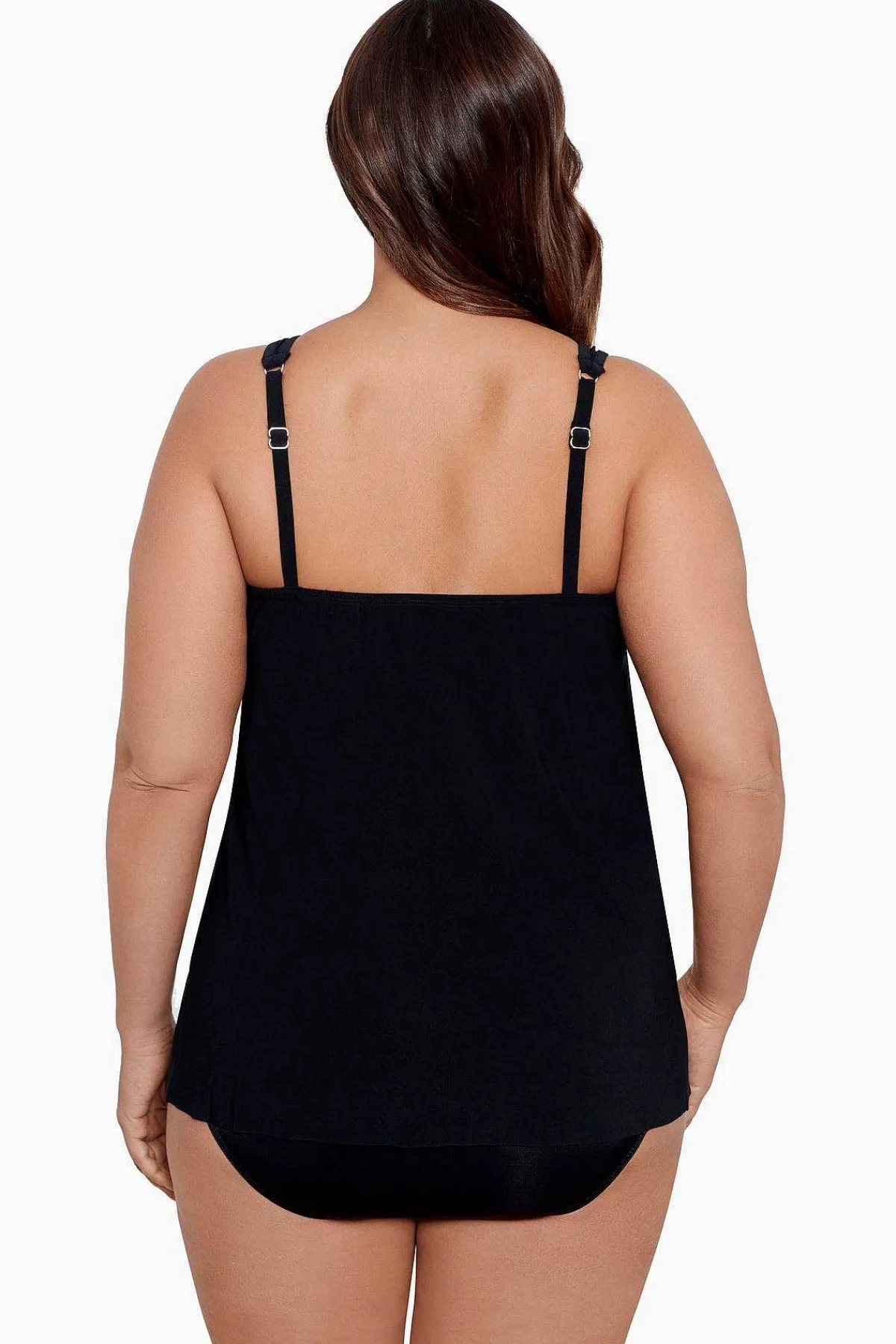 Vrouwen Miraclesuit Tankini-Topjes|Plus Size Illusionisten Mirage Tankinitop Met Beugel