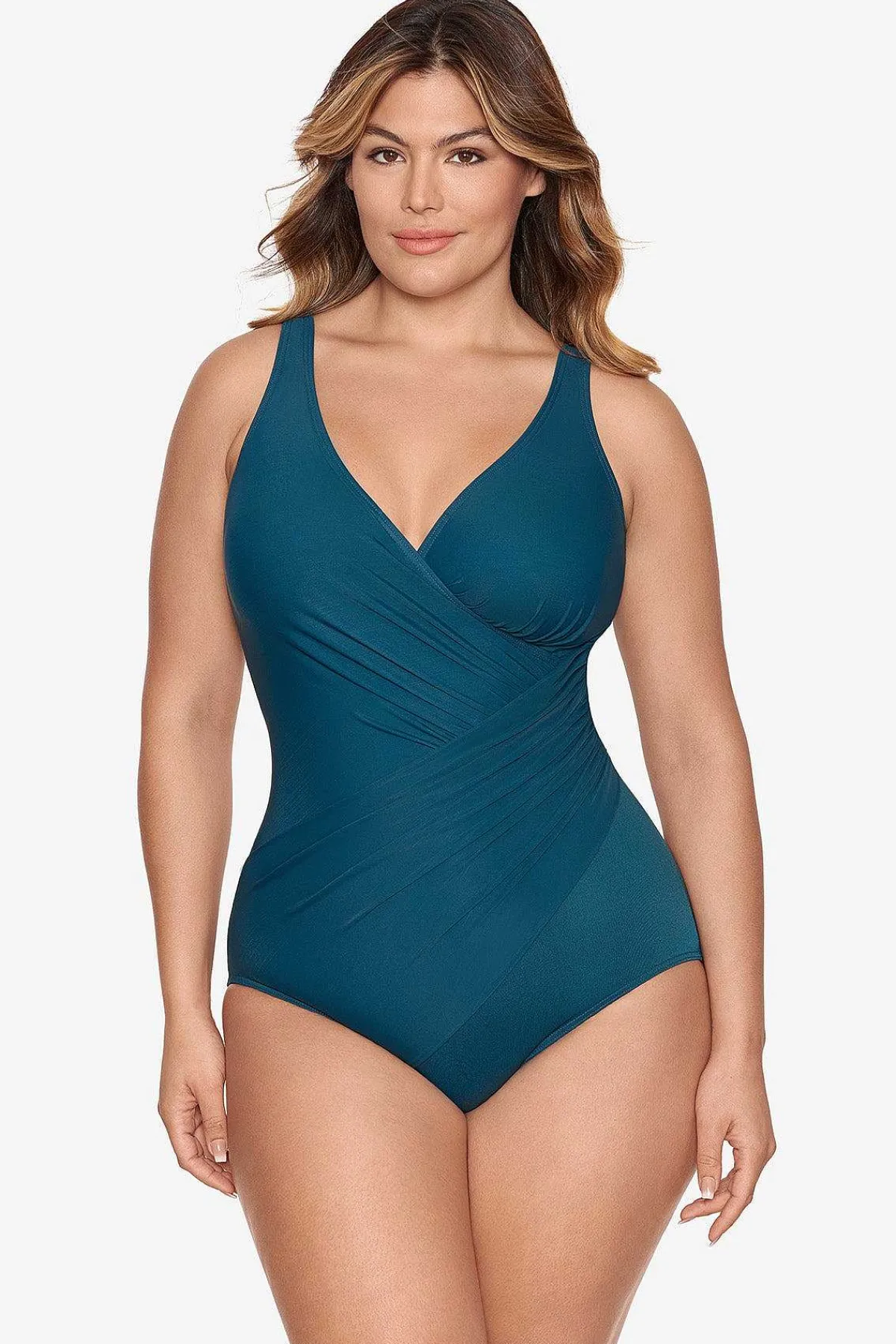 Vrouwen Miraclesuit Een Stuk|Plus Size Musthaves Oceanus Zwempak Uit Een Stuk