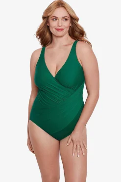 Vrouwen Miraclesuit Een Stuk|Plus Size Musthaves Oceanus Zwempak Uit Een Stuk
