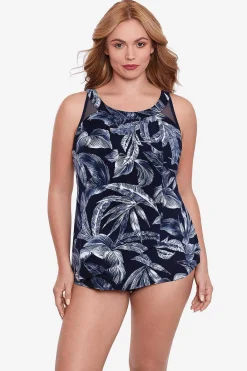 Vrouwen Miraclesuit Tankini-Topjes|Plus Size Tropica Toile Ursula Tankinitop