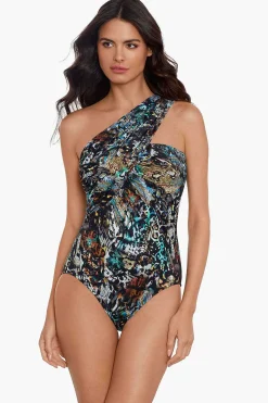 Vrouwen Miraclesuit Bandeau|Posh Mosh Godin Badpak Uit Een Stuk
