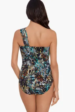 Vrouwen Miraclesuit Bandeau|Posh Mosh Godin Badpak Uit Een Stuk