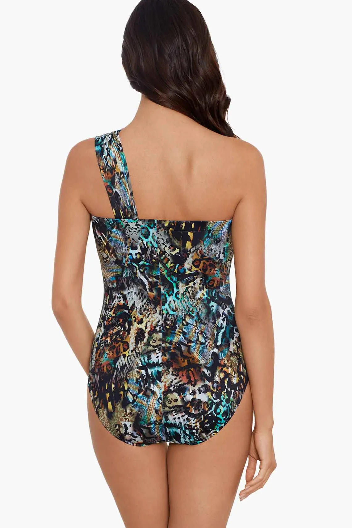 Vrouwen Miraclesuit Bandeau|Posh Mosh Godin Badpak Uit Een Stuk