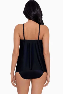 Vrouwen Miraclesuit Tankini-Topjes|Precioso Peephole Tankinitop Dd-Cup