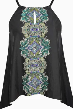 Vrouwen Miraclesuit Tankini-Topjes|Precioso Peephole Tankinitop Dd-Cup