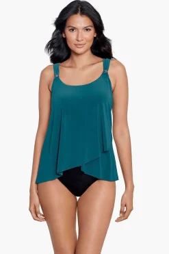 Vrouwen Miraclesuit Tankini-Topjes|Razzle Dazzle Tankinitop