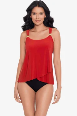 Vrouwen Miraclesuit Tankini-Topjes|Razzle Dazzle Tankinitop