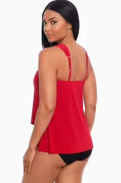 Vrouwen Miraclesuit Tankini-Topjes|Razzle Dazzle Tankinitop