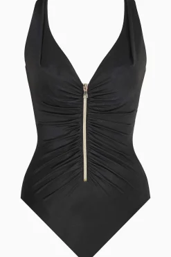 Vrouwen Miraclesuit Een Stuk|Razzle Dazzle Zipt Zwempak Uit Een Stuk