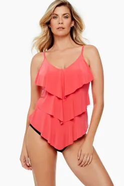 Vrouwen Miraclesuit Tankini-Topjes|Rita Dd-Cup Tankinitop