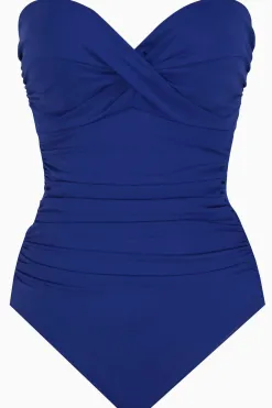 Vrouwen Miraclesuit Bandeau|Rock Solid Madrid Bandeau-Badpak Uit Een Stuk