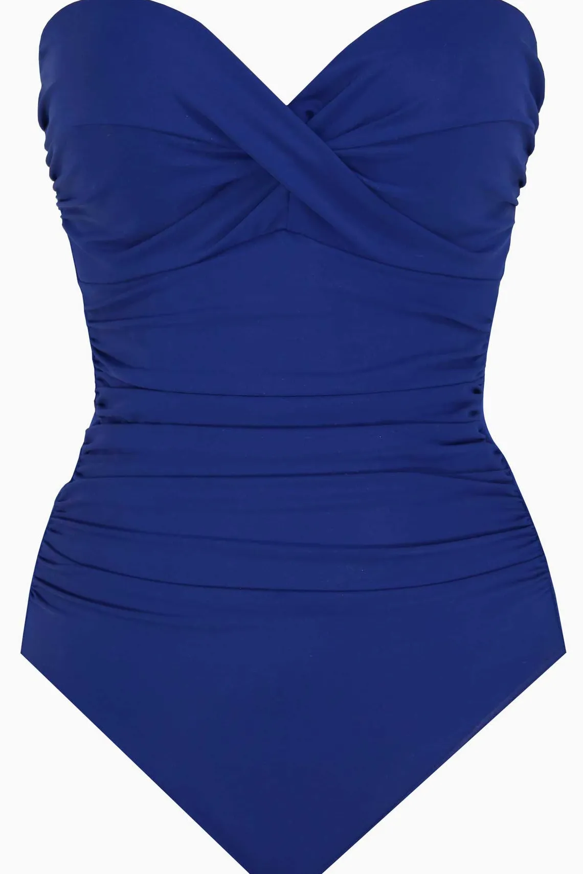 Vrouwen Miraclesuit Bandeau|Rock Solid Madrid Bandeau-Badpak Uit Een Stuk