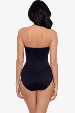Vrouwen Miraclesuit Bandeau|Rock Solid Madrid Bandeau-Badpak Uit Een Stuk