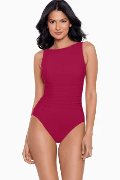 Vrouwen Miraclesuit Een Stuk|Rock Solid Regatta Zwempak Uit Een Stuk Met Hoge Hals