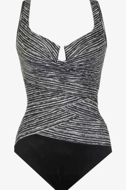 Vrouwen Miraclesuit Een Stuk|Seleniet Gelaagd Ontsnappingsbadpak Uit Een Stuk