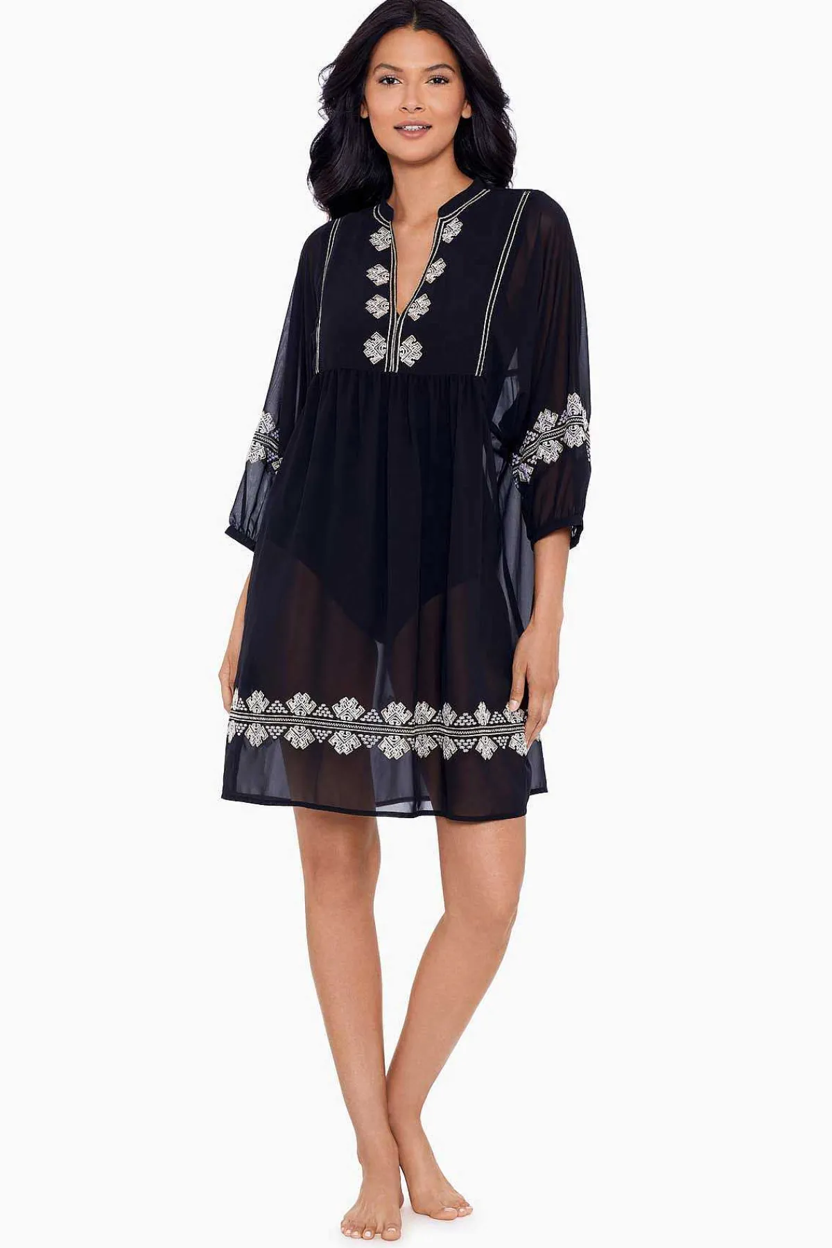 Vrouwen Miraclesuit Cover-Ups|Shore Leave Strandjurk Zwembedekking