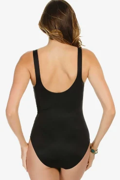 Vrouwen Miraclesuit Een Stuk|Sideswipe Badpak Uit Een Stuk, Dd-Cup