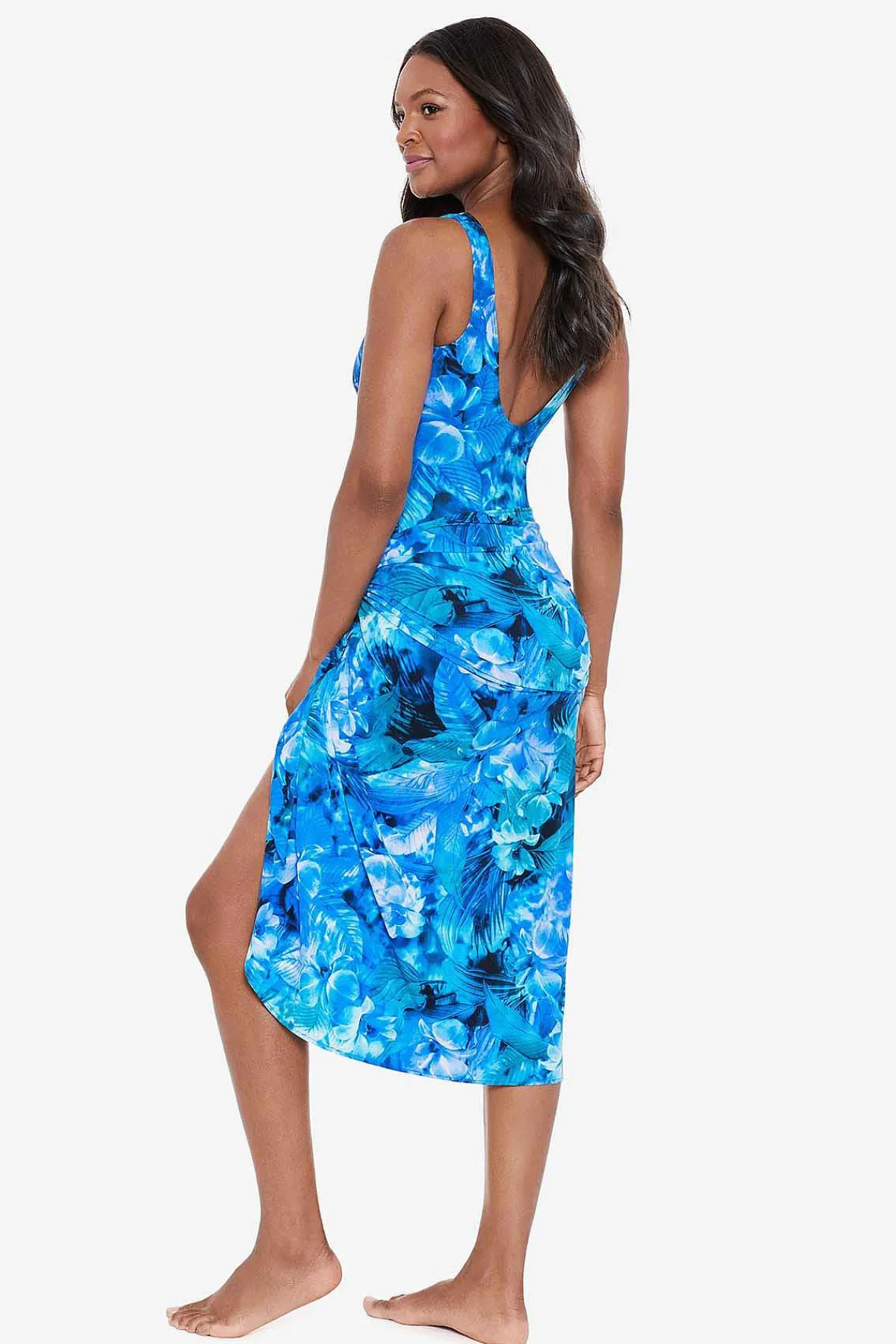 Vrouwen Miraclesuit Cover-Ups|Sous Marine Lange Sarong Zwembedekking