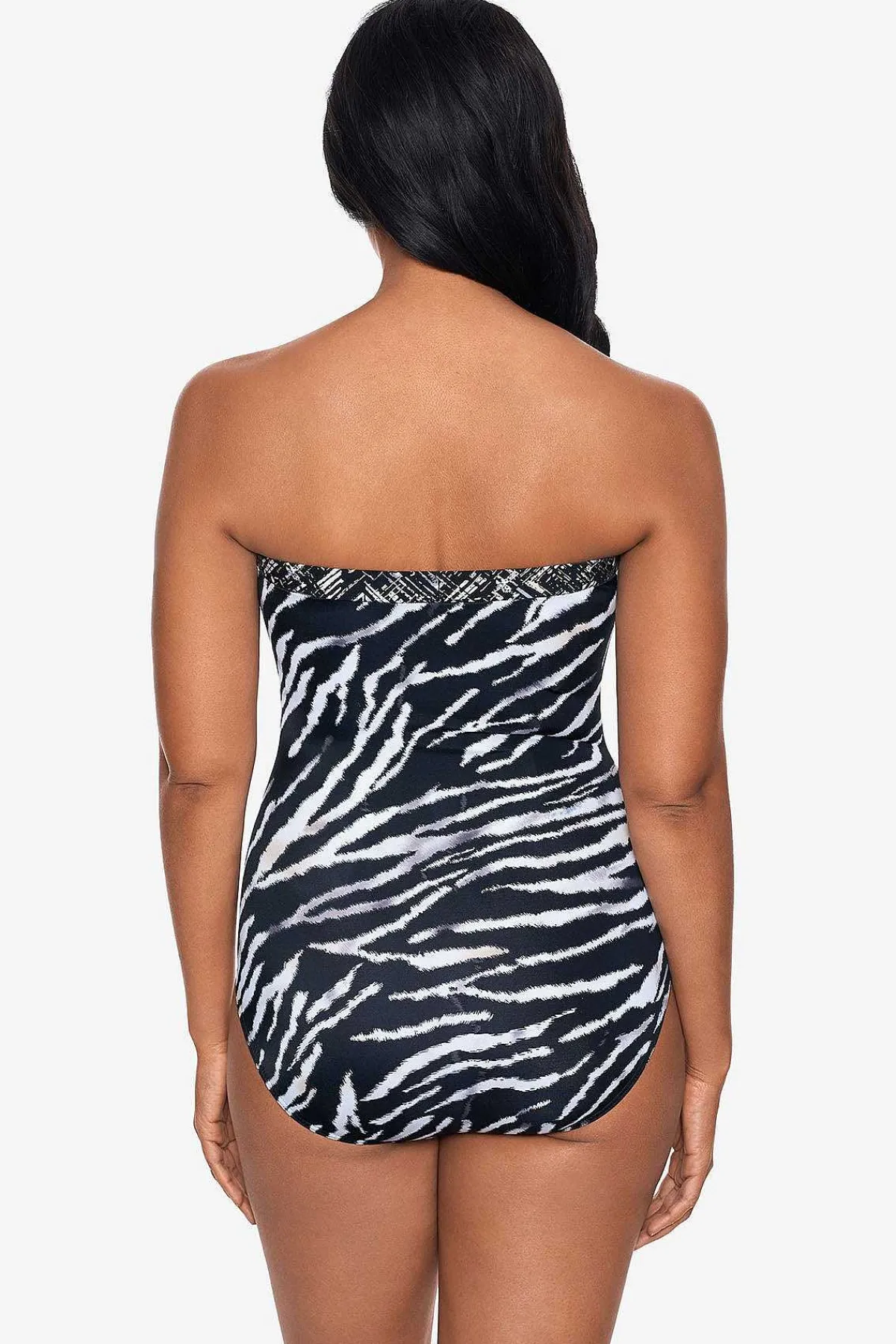 Vrouwen Miraclesuit Een Stuk|Tigre Sombra Avanti Bandeau-Badpak