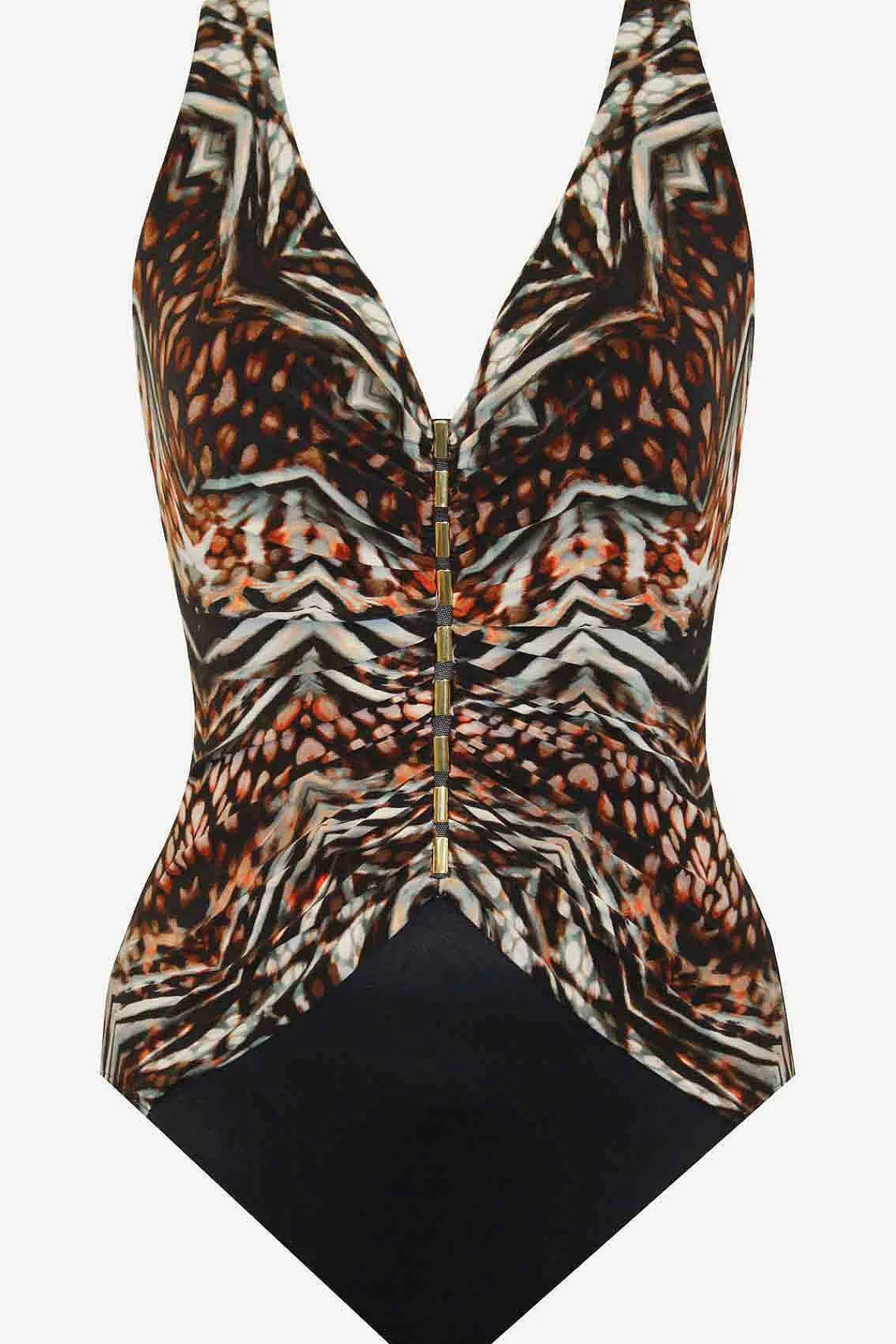 Vrouwen Miraclesuit Een Stuk|Tribal Tijgerin Charmer Badpak Uit Een Stuk