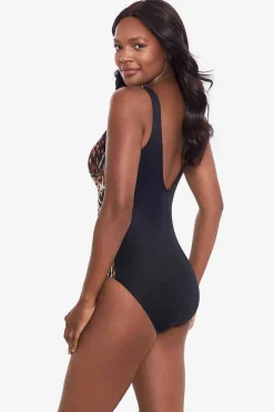Vrouwen Miraclesuit Een Stuk|Tribal Tijgerin Charmer Badpak Uit Een Stuk