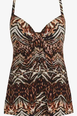 Vrouwen Miraclesuit Tankini-Topjes|Tribal Tijgerin Gala Tankinitop