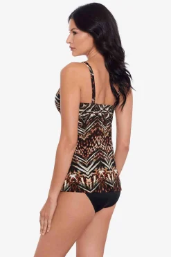 Vrouwen Miraclesuit Tankini-Topjes|Tribal Tijgerin Gala Tankinitop