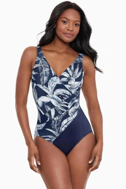 Vrouwen Miraclesuit Een Stuk|Tropica Toile Oceanus Zwempak Uit Een Stuk