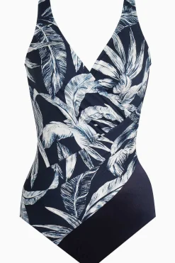 Vrouwen Miraclesuit Een Stuk|Tropica Toile Oceanus Zwempak Uit Een Stuk